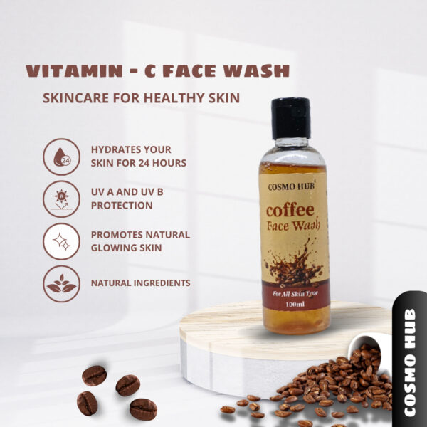 Coffee Face Wash-100ml - Image 3